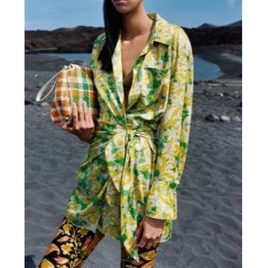 Zara printed dress